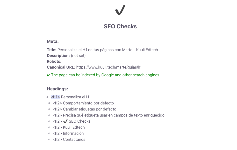 SEO Checker