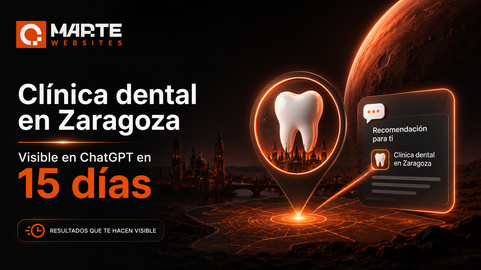 Clínica dental en Zaragoza que aparece en ChatGPT