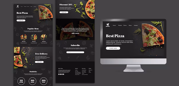 Pizza Marte web template